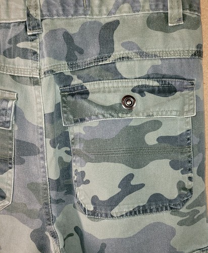 Boys Faded Glory Cargo Army Camo Pants SZ 18 School Work Casual Office - Picture 6 of 13