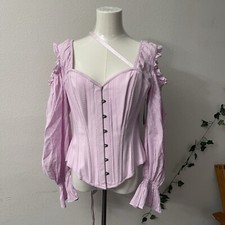 NWT Subculture Pink Overbust Corset Size 28