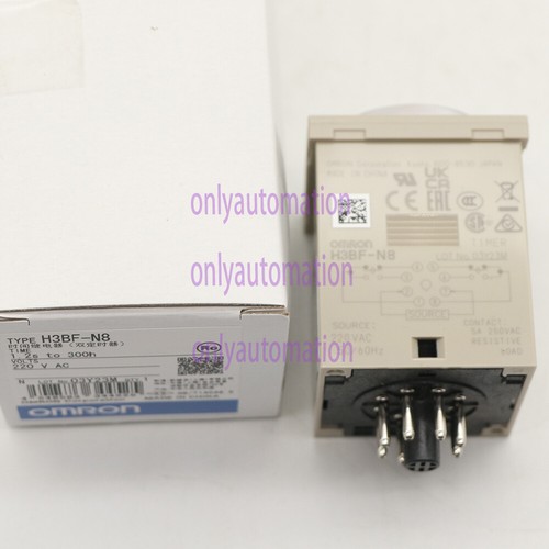 1PCS New OMRON H3BF-N8 Timer H3BFN8 220VAC 1.2s to 300h - Picture 5 of 6