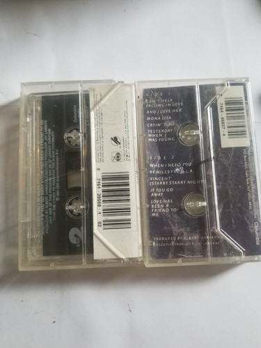 LOT 2 CASSETTE TAPE 80s POP JULIO IGLESIAS Moments & Starry Night - Picture 3 of 3