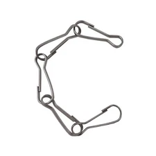 100 Pcs 304 Stainless Steel Spring Snap Hooks, Small Spring Clips, Lanyard Snap