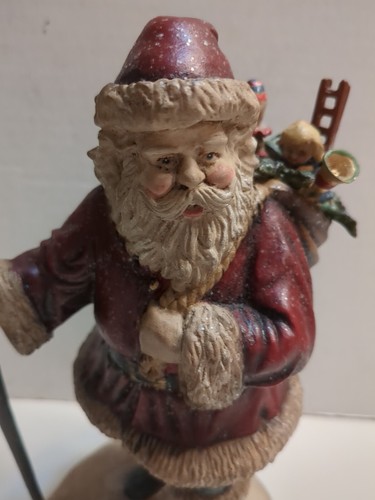 Vintage Dept 56 traditionelle Weihnachtsmann Figur 8 Zoll - Bild 2 von 6