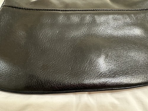 Tory Burch Umhängetasche oder Handtasche Gold Metall Logo Schwarz Leder - Bild 21 von 23