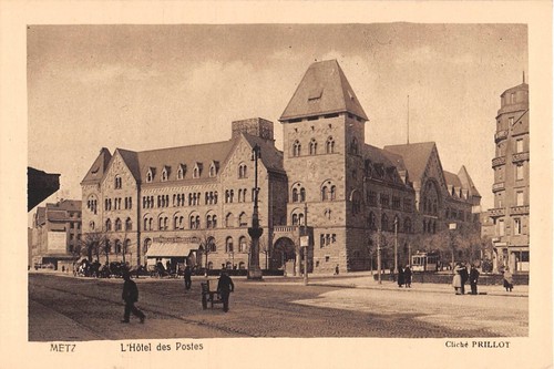CPA 57 METZ L'HOTEL DES POSTES