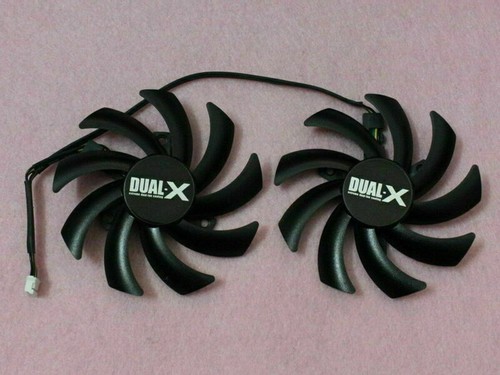 1X Ventilateur de remplacement 0.35A R158a 85mm R9 280X 280 270X Ventilateur Dual-X - Photo 2/5