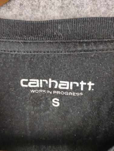 CARHARTT T-Shirt Black With Graphic Logo Design hearts Short Sleeve Men's S - Picture 3 of 20