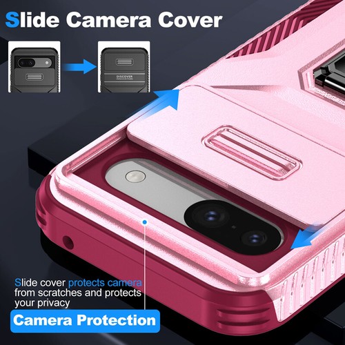 For Google Pixel 9 8 Pro 7A Stand Bumper Shockproof Case Cover Armor Ring Holder - Picture 6 of 20