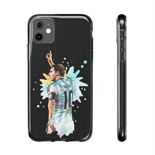 Lionel Messi Argentyna Vintage Przezroczyste silikonowe etui na telefon - Zdjęcie 16 z 21