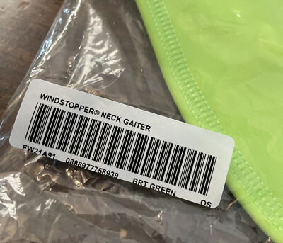 Supreme WINDSTOPPER Neck Gaiter Green | www.dorisvilk.com