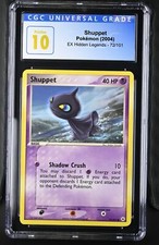 2004 Pokemon EX Hidden Legends Shuppet #72 CGC 10 PRISTINE LOW POP