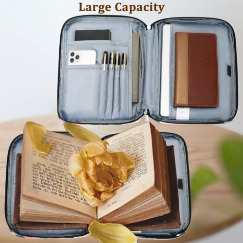 Bible Cover Bible Case for Women Teen Girls Carrying Book Case Church Bag Bib... - Picture 2 of 7
