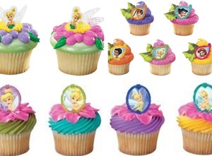 Disney-Tinkerbell-Fairies-Cupcake-Rings-Party-Favors-Cake-Toppers-Decorations