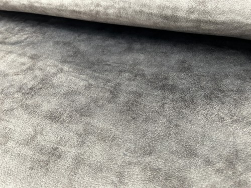 VELVET FABRIC UPHOLSTERY SOFA CURTAIN MATERIAL 140cm by Romo grey textured - Picture 5 of 9
