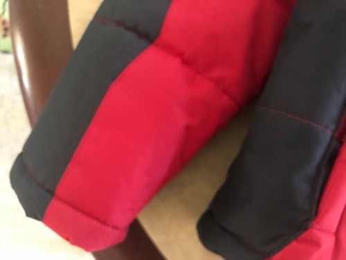 Urban Republic Black Red Snow Winter Kids Children Thick Hoodie Jacket S: 10/12 - Picture 7 of 8