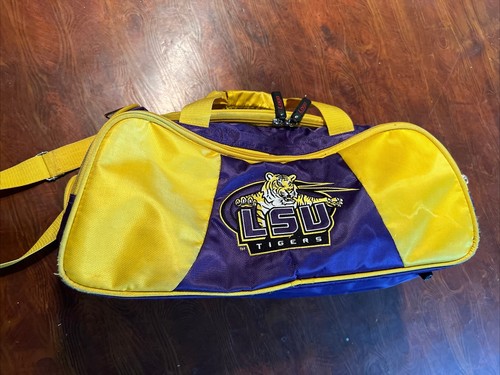 Borsone LOGO LSU Tigers punzonatura viola oro bagagli college team FB vintage palestra - Foto 13 di 24