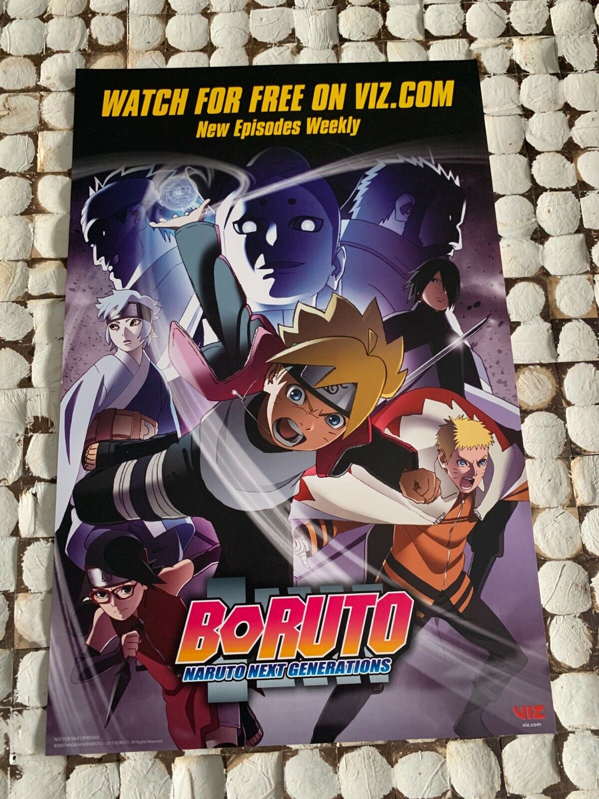 Boruto: Naruto Next Generations - Falling Wall Poster with Pushpins