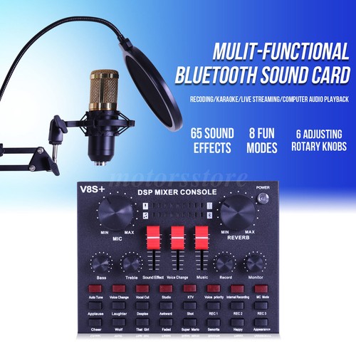 Complete Home Studio Recording Kit Mixer Condenser Mic Music Podcast BM-800 NEW - Picture 20 of 23