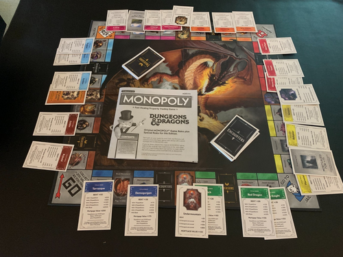 Dungeons & Dragons Monopoly Boardgame (2021) Complete - Picture 2 of 5