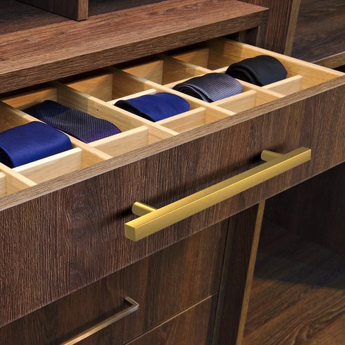 Stainless Steel Kitchen Square Cabinet Handles T Bar Drawer Pulls Black Gold US - Picture 11 of 15