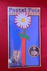 Postal Pets Mailbox Flag - Daisy Flower Steel Flag on Mail Box Made in USA, VTG