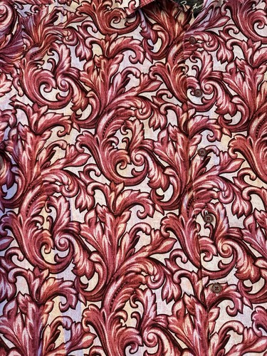 Robert Graham Pink Paisley Button Flip Cuff Long Sleeve Men's 2XL Excellent - Picture 4 of 6