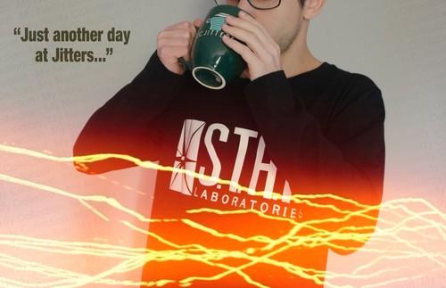 CW THE FLASH - CC Jitters Becher Set - TV Show Requisite Replik - RAR - Bild 9 von 11