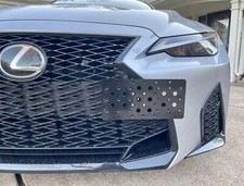 Bumper Tow Hook License Plate Mount Bracket For Lexus IS 2021-2025 with F Sport