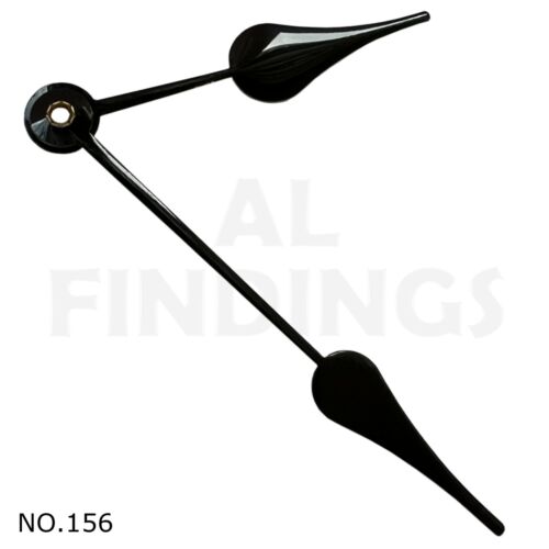 New Press Fit 2x Quartz Metal Clock Hands For Movements Hand Holes 3.1mm & 5.0mm - Picture 64 of 85