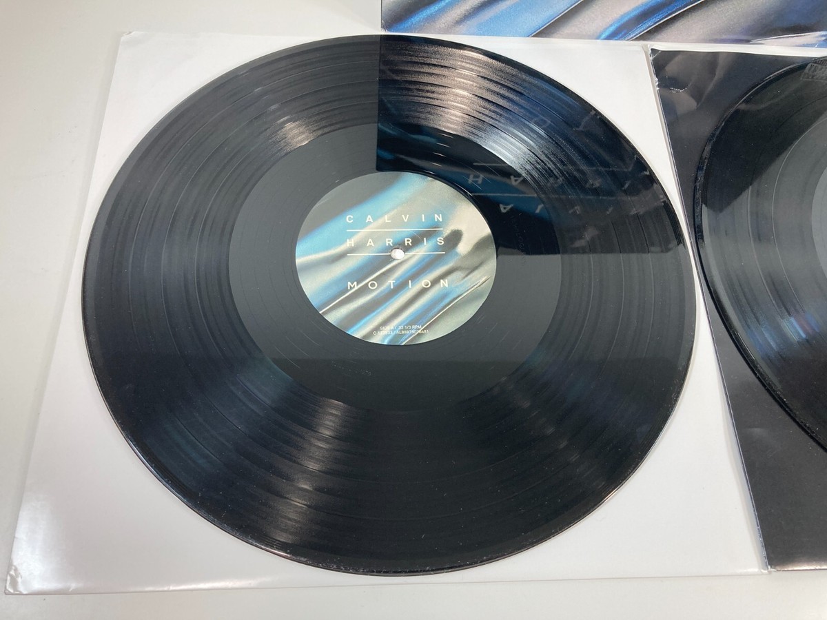 Calvin Harris Motion Double LP Columbia Jacket Damage 888750089717