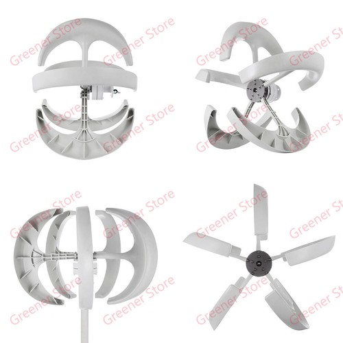 800W 12V 24V Lanterna Turbina Eolica Generatore di Vento Energia Controllore Kit - Bild 9 von 12