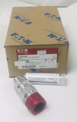 CROUSE HINDS TMCX285 3/4" METALLVERKLEIDET GEPANZERTE KABELVERSCHRAUBUNG! NEU IM KARTON! - Bild 4 von 12