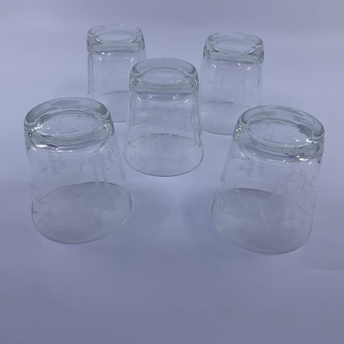 5 Noritake Sasaki Etched Bamboo Pattern Old Fashioned Glass 3 1/4” - Picture 8 of 14