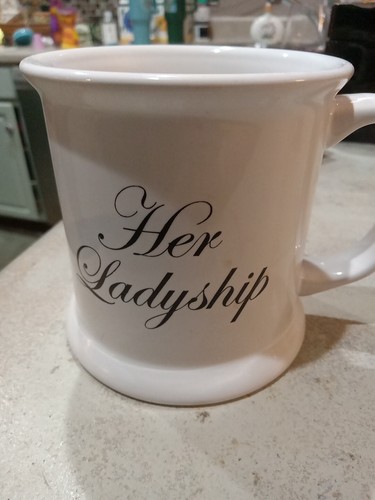 Vintage Coffee Mug Cup Morehead NC White Restaurant Wear M Ware Her Ladyship - Picture 2 of 5