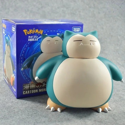 Tirelire Pokémon Ronflex Assis & Debout - Cadeau Anniversaire Garçon - Collectio - Imagen 8 de 11