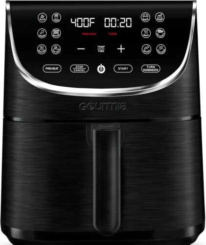 Gourmia Air Fryer Oven Digital Display 7 Quart Large 12 Touch Cooking Presets image