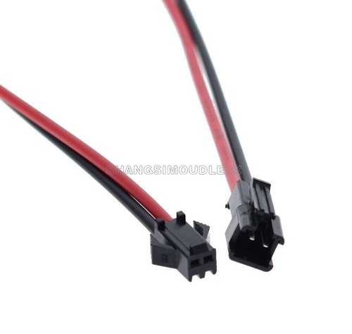 10 paia connettore filo spina JST SM maschio a femmina lungo 15 cm 2 pin - Foto 2 di 3