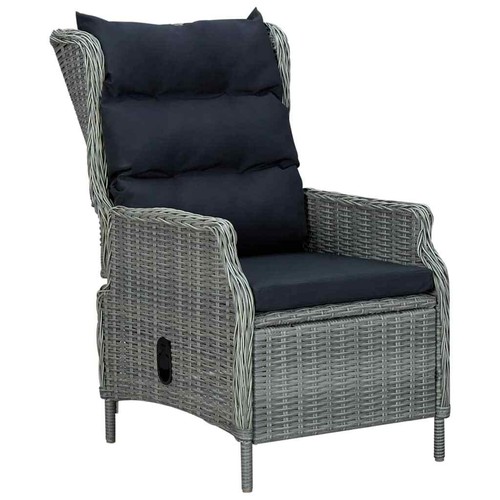 Verstellbarer Relaxsessel Polyrattan Gartensessel Loungesessel Gartenstuhl Stuhl - Bild 38 von 45