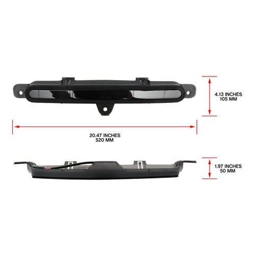 Black Lens Full LED 3rd Third Brake Stop Tail Light For 2010-2014 Ford Mustang - Picture 3 of 12