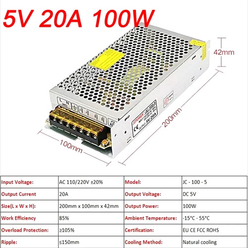 DC Geregelt Schaltnetzteil Transformator 3V 9V 13.8V 15V 18V 28V überwachen - Bild 18 von 89