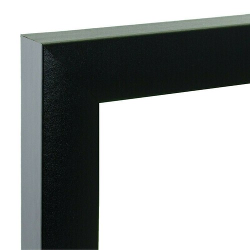 US Art Frames 24x18 White Mat & Black 1" Flat Frame, Mat to Display 19x13 Photo - Picture 2 of 4