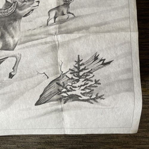 Picture To Paint Tri-Chem Artex - 8182 Big Horns Snow EXTRA LARGE 24 x 36 - Picture 8 of 14