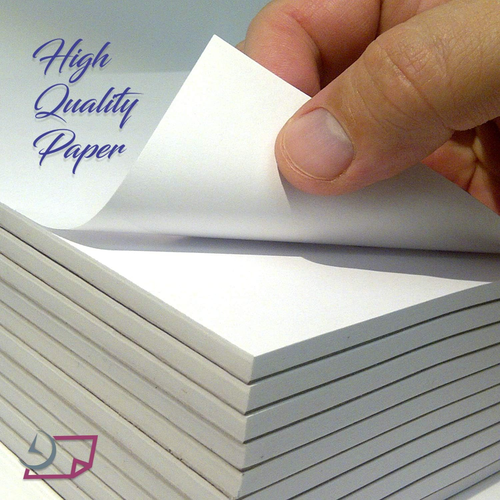 Memo Pads, 10 Notepads with 50 Sheets Each, 4X6 Inches, White - Picture 2 of 12