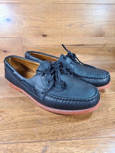 RANCOURT \u0026 CO Black Pebbled Leather 