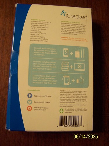 iCracked iPhone 4 Screen Replacement Kit - Zdjęcie 2 z 4