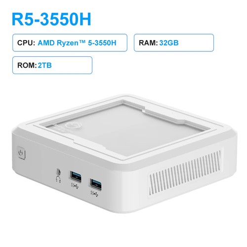 Mini PC GenMachine Light AMD Ryzen 5 3550H CPU Win11 Ren3000 3550H DDR4 3,7 GHz - Imagen 19 de 19