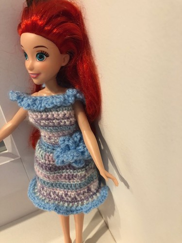 Doll dress crochet Pattern (US or UK) Barbie type dolls - Picture 8 of 11