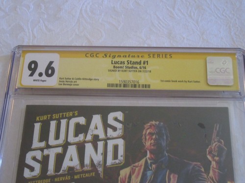 CGC SS 2018 9.6 SDCC Lucas Stand #1 Firmado por Kurt Sutter Boom Studios Comic - Imagen 6 de 12