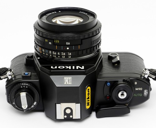 ✮ Nikon EM con objetivo Series E 50mm f/1.8 #6508540 || ¡del distribuidor! - Imagen 7 de 11