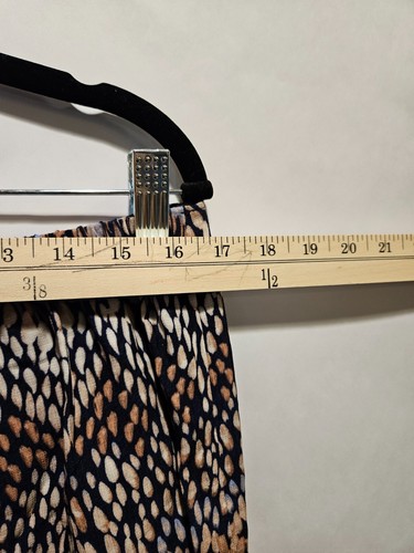 Nic + Zoe Faux Wrap Skirt Midi Moroccan Print Elastic Waist Women's Petite Large - Picture 6 of 9