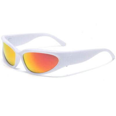 Y2K Wrap Around Sunglasses for Men Women Cool Cyber Glasses